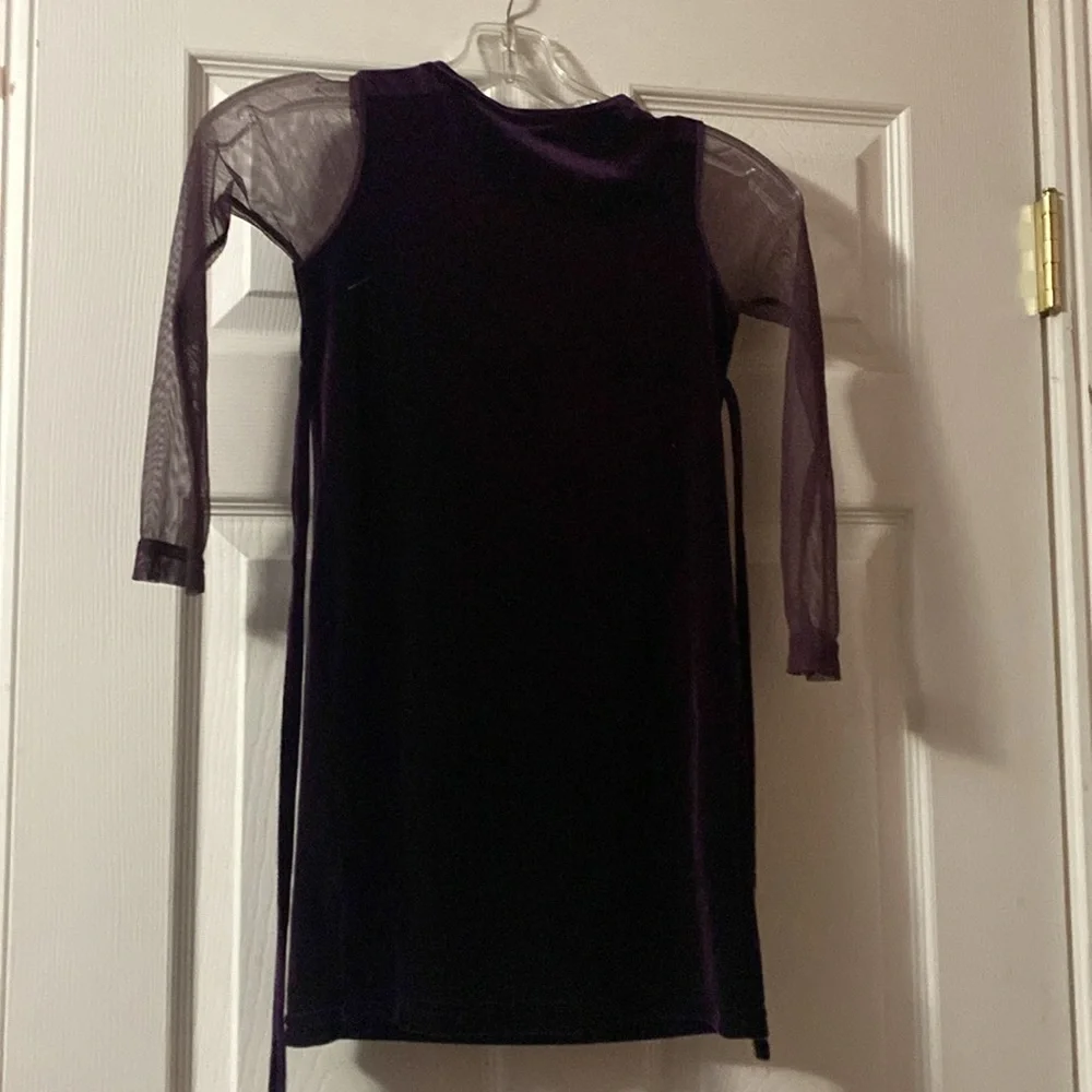 Brook Lindsey Velveteen Dress - Picture 3 of 8